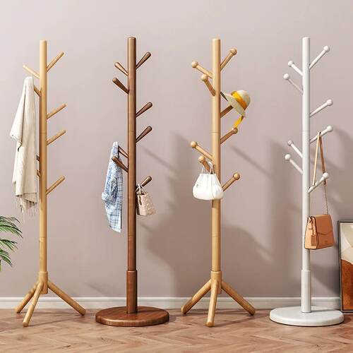 12 Hook Hanging Pole Rack Clothes Hanger Coat stand