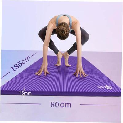 Yoga Mat Exercise Thick Non-slip Gym Fitness Durable Pilates