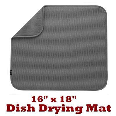Dish Drying Mat Kitchen Counter Mat Dish Drying Pad Utensils