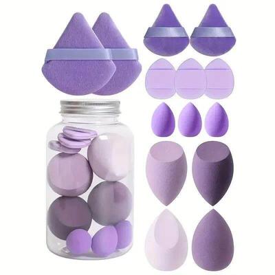 12/14Pcs Makeup Sponge Cosmetic Puff Foundation Sponges Blen