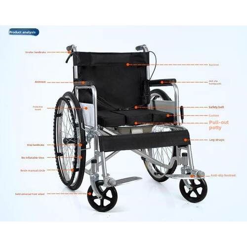 Wheelchair with the old man portable car for the disabled