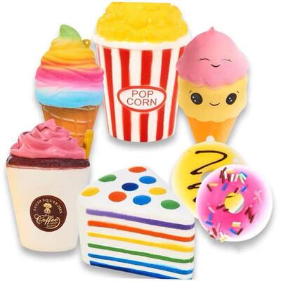 Slow Rising squishie Kawaii food Squishy Toys慢回弹发泄玩具