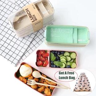 Kids Bento Box Leakproof Lunch Containers Cute Lunch Boxes f