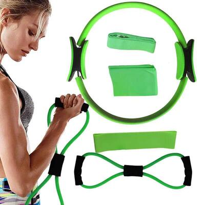 Pilates Equipment Set Chest Expander Resistance Loop Pilates