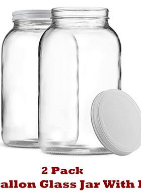 Large Glass Jar Gallon Mason Jar for Storage Wide Mouth