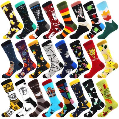 Fashion Funny Mens Socks Hip Hop Harajuku Kawaii Cartoon Cot