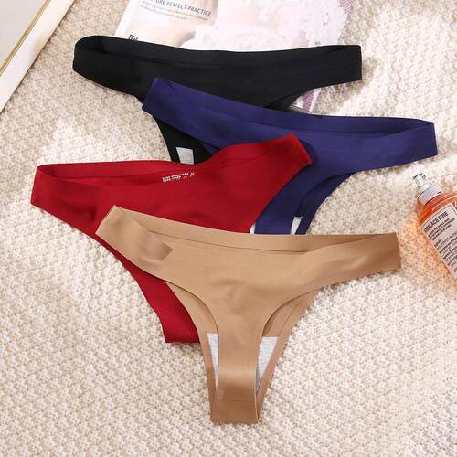 Women Thong Women's Panties Seamless Underwear Silk G-st