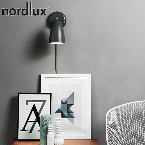 nordlux丹麦纯色系走廊合金壁灯