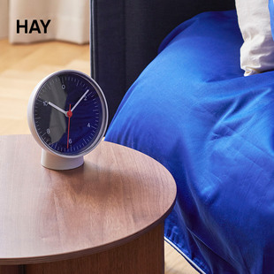 北欧风时钟钟表装 HAY Table Clock 简约家用桌面时钟 饰摆钟时尚
