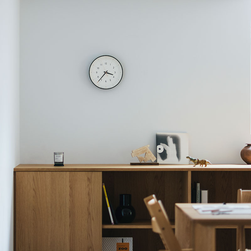 日本原装进口Lemnos北欧简约挂钟