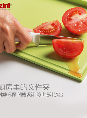 guzzini意大利进口家用分类菜板套装厨房切菜水果食品级塑料砧板