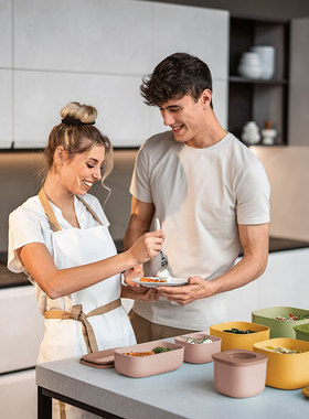 guzzini意大利进口保鲜盒家用冰箱饭盒密封盒便携式保鲜盒防漏