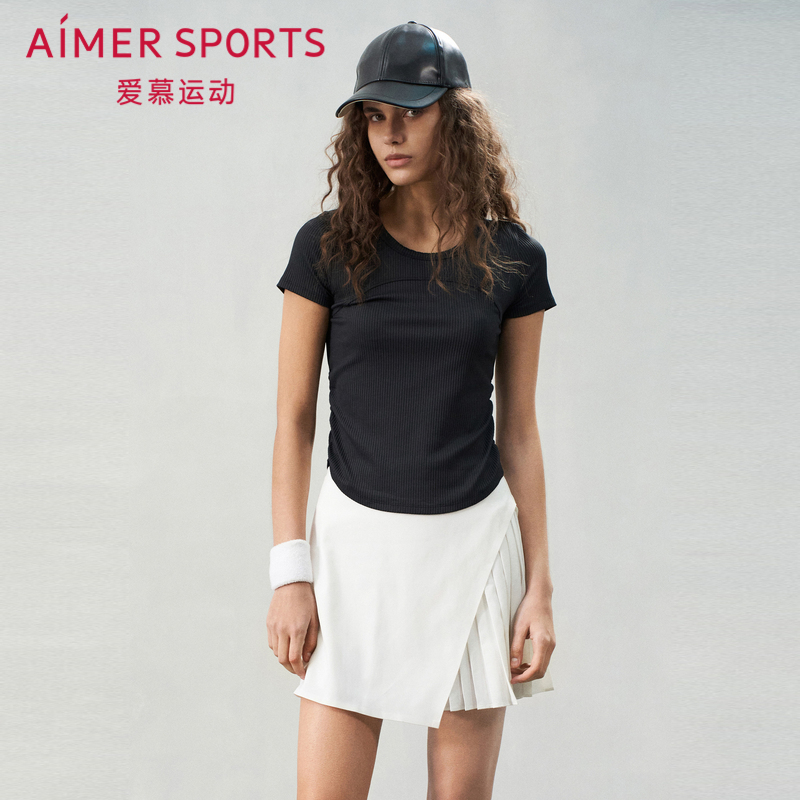 秋冬双层有里衬运动休闲短裙裙子