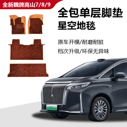 魏牌高山8专用星空单层脚垫