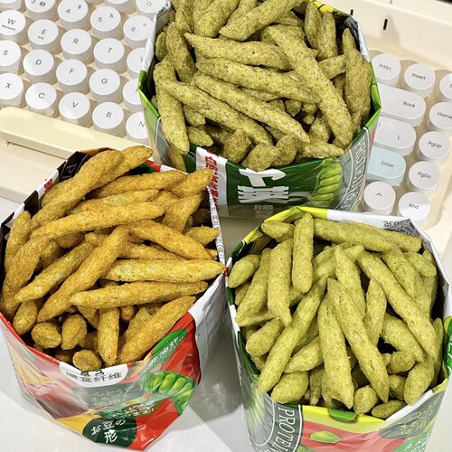 巨好吃！泰国进口豌豆脆海苔味蔬菜条米条膨化零食品小吃泰国特产
