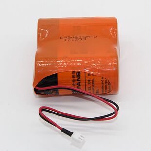 正品孚安特3.6V锂电池ER34615M电流量计量表 远表水表2节并联 1号
