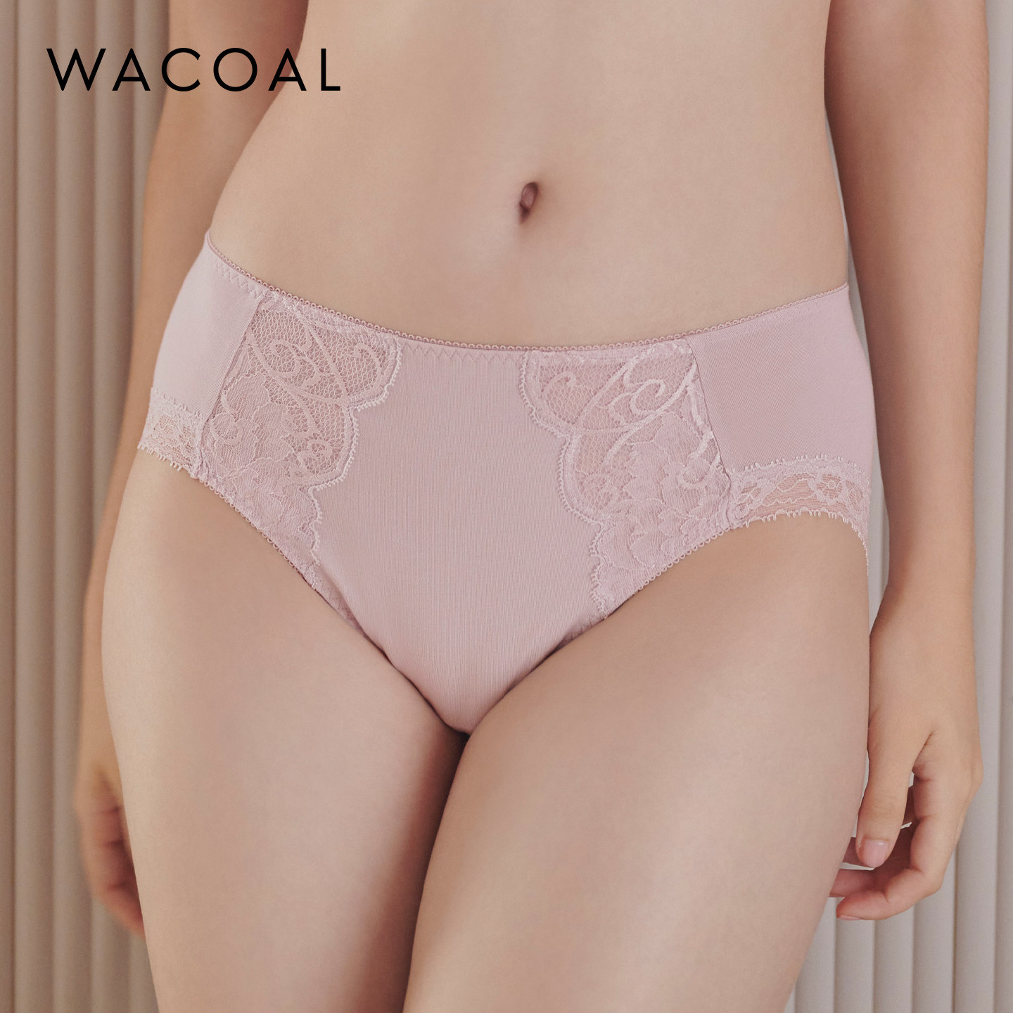 华歌尔Wacoal 舒适柔软中高腰女士三角裤内裤WP3615