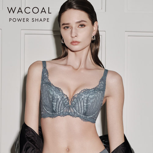 华歌尔Wacoal PS台湾机能聚拢上抬侧收副乳文胸内衣女 WB38A6