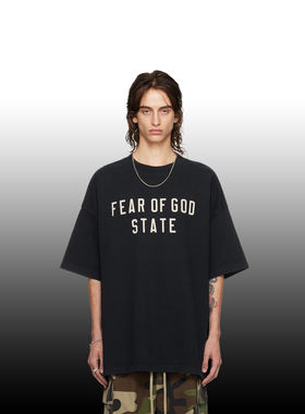 ESSENTIALS T恤 2024秋冬美潮宽松男女情侣款纯棉上衣Jerry同款 1