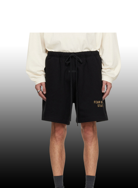 ESSENTIALS 短裤 2024秋冬美潮宽松男女情侣款印花抓绒裤子 9