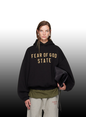 ESSENTIALS 卫衣2024秋冬美潮宽松男女情侣抓绒上衣邓紫棋同款 19