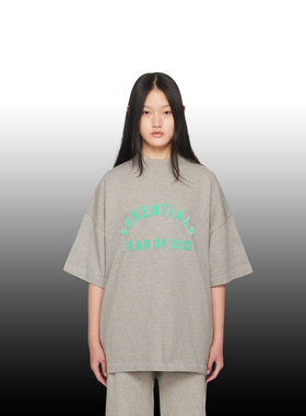 ESSENTIALS T恤2023秋冬美潮宽松男女情侣款纯棉上衣王子奇同款 5