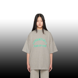 纯棉上衣王子奇同款 ESSENTIALS T恤2023秋冬美潮宽松男女情侣款