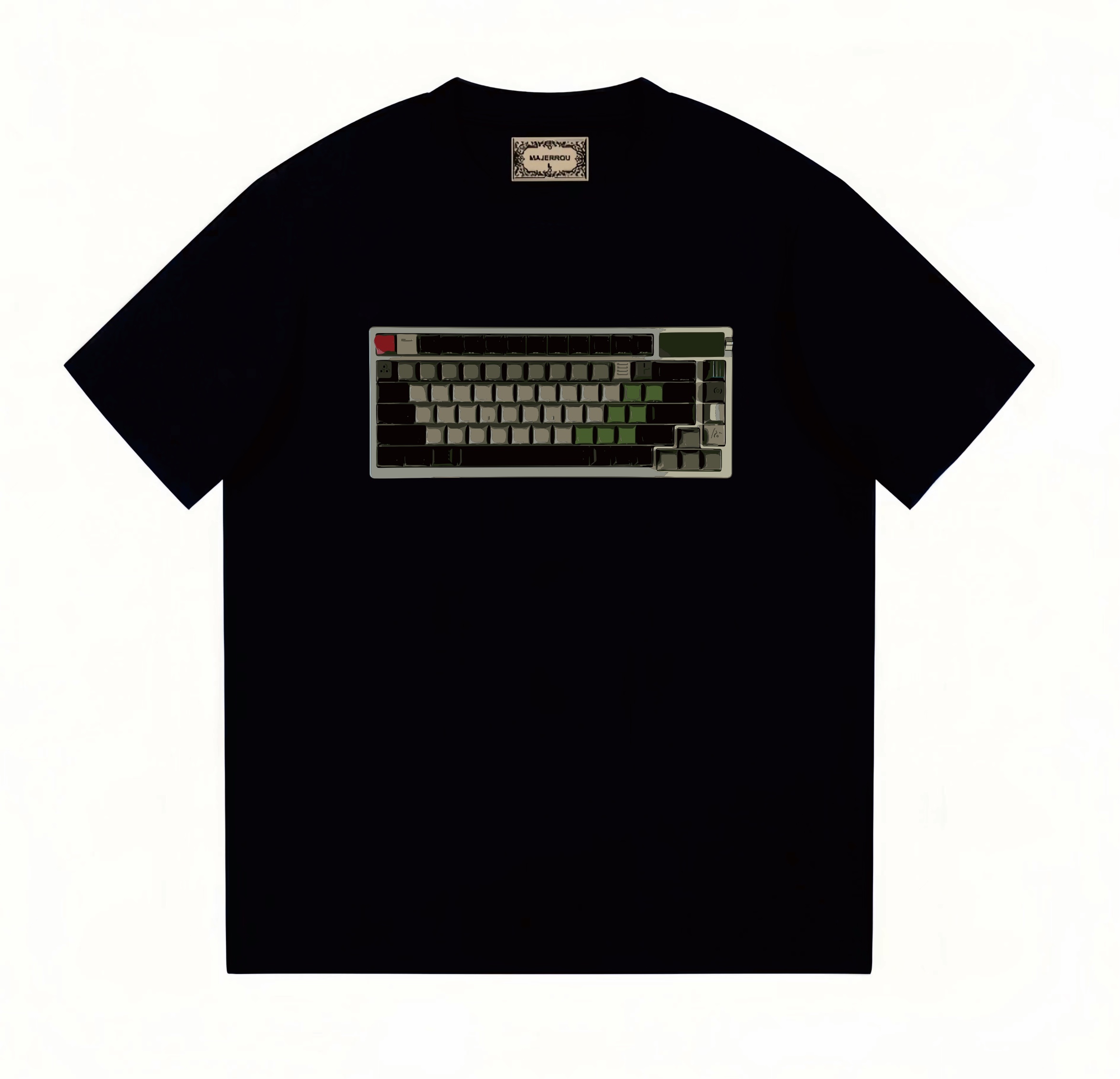 【键盘侠】复古chic港风高街小众ins潮牌休闲宽松短袖男女情侣T恤