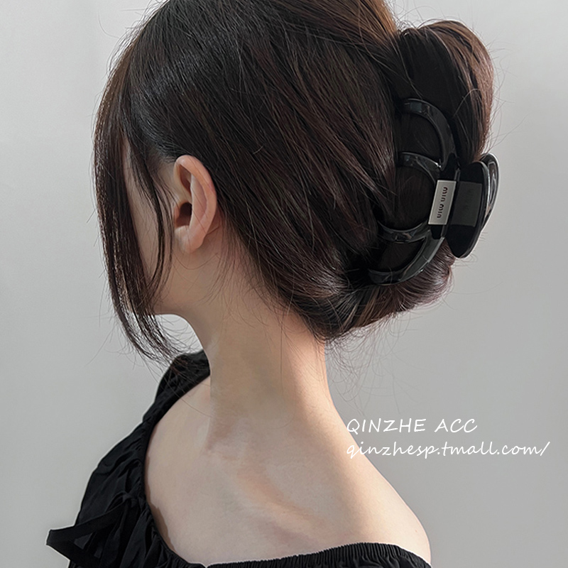 发夹2023新款高级感盘发抓夹