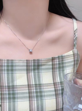 小众设计感s925银项链女高级感锁骨链时尚简约气质百搭颈链2025年