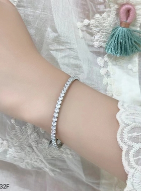 时尚个性满锆轻奢手镯女高级感小众气质手饰送闺蜜礼物2025年新款