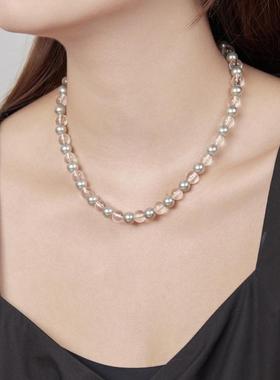 高级感时尚个性珍珠项链女