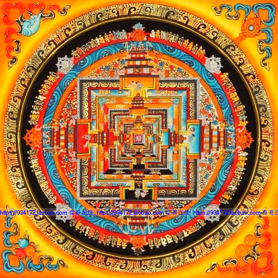 满绣印花全绣包邮坛城十字绣