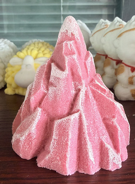 青海礼物特色工艺品茶卡盐湖盐雕DIY家装摆件送礼品斗雪山风景