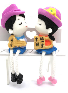 特色可爱卡通娃摆件送礼物工艺品