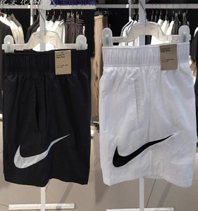 Nike耐克男女短裤夏季梭织速干跑步训练大勾休闲运动五分裤DM6740