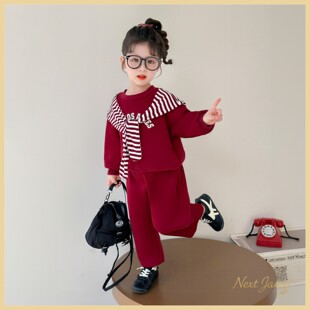 女童秋季套装2025新款时尚洋气时髦儿童女宝炸街春秋款三件套N/J