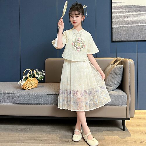 NEXTJANSO女童汉服马面裙套装