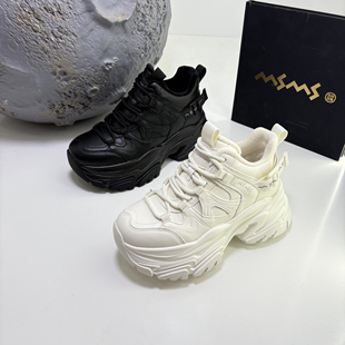 休闲大棉鞋 618 皮面防滑厚底松糕鞋 大棉老爹鞋 503玛莎玛索冬新款