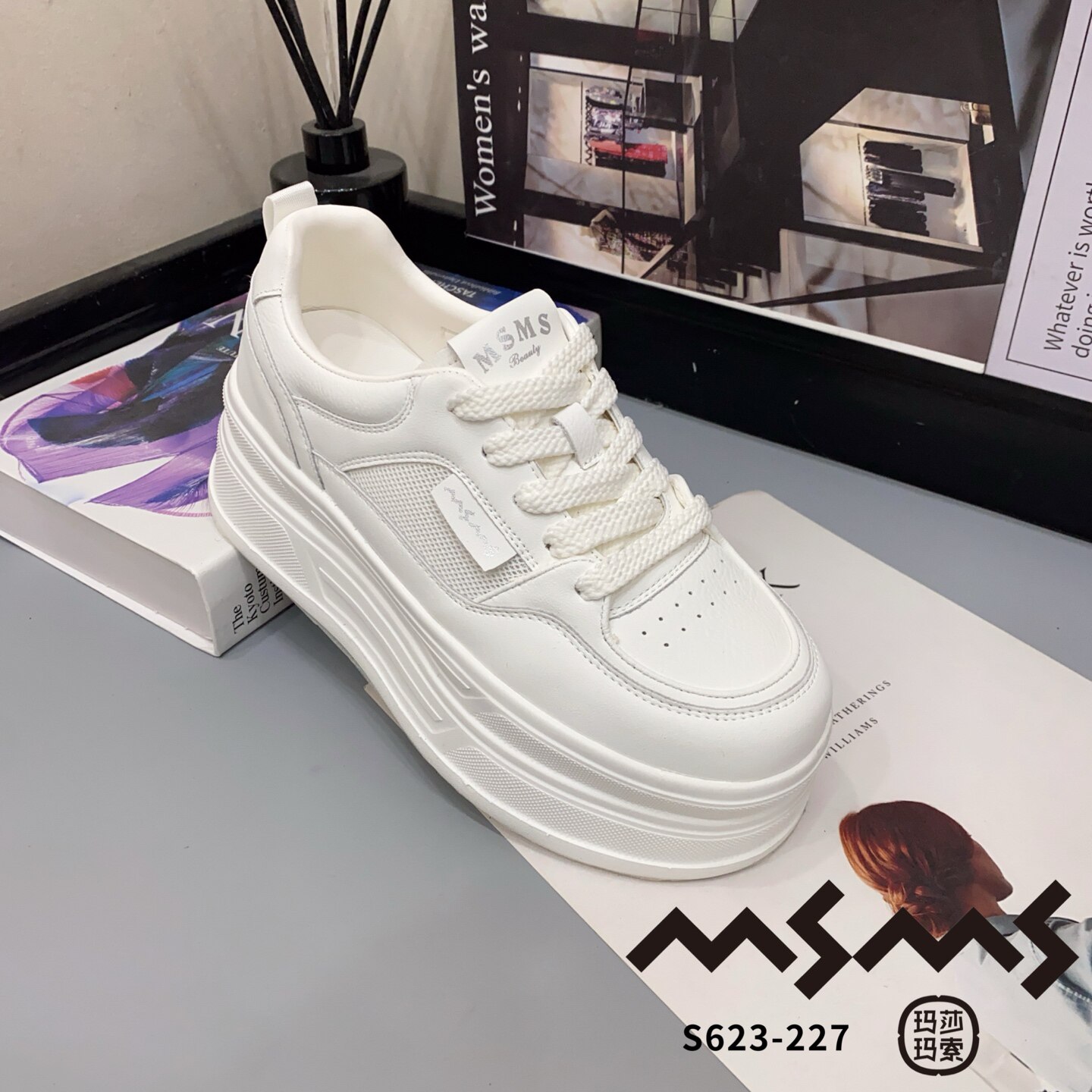 623-227玛莎玛索2026春夏季新款厚底增高女款运动鞋休闲鞋