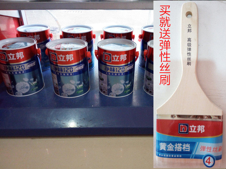 立邦净味120水性木器漆 家具翻新漆白漆透明清漆环保无味油漆木漆