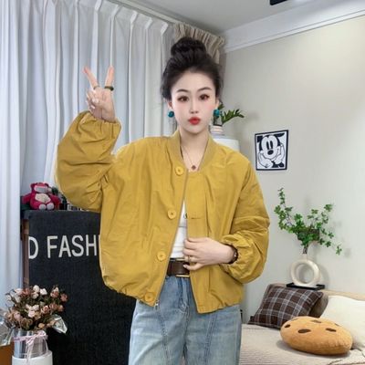 美式复古棒球服外套女2025年款