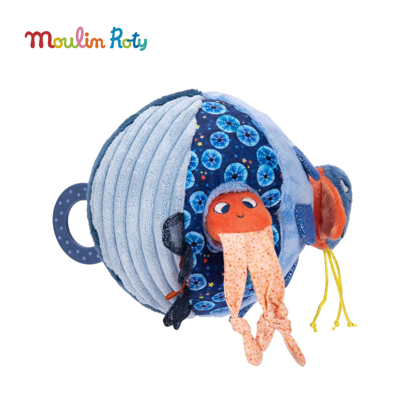 法国moulinroty茉兰若缇幼儿早教益智趣味小软球抓握安抚玩具礼物