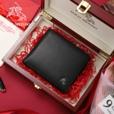 Короткий кожаный бумажник, из натуральной кожи, подарок на день рождения