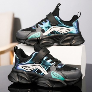 儿童鞋子男款2025新款春款潮透气轻便男孩运动鞋男童网鞋八九十岁