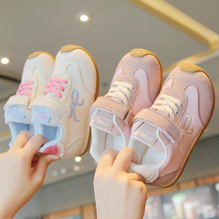 儿童鞋子女款2026春款新款女童板鞋女宝女孩运动鞋小童二三四五岁