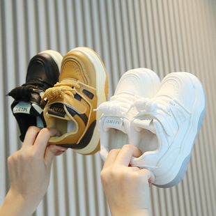 儿童鞋子男款2026新款春款潮宝宝男童板鞋女童小白鞋小童三四五岁