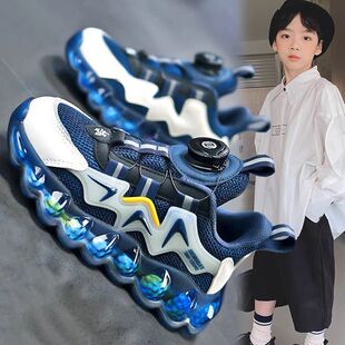 6儿童男鞋鞋子男款2026新款春款潮韩版网面透气男童运动鞋男孩7岁