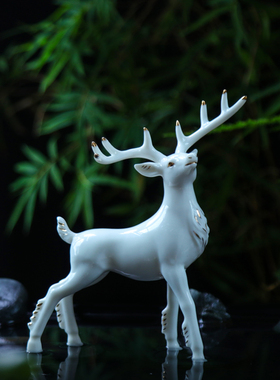 动物送礼办公室桌面轻奢风工艺品