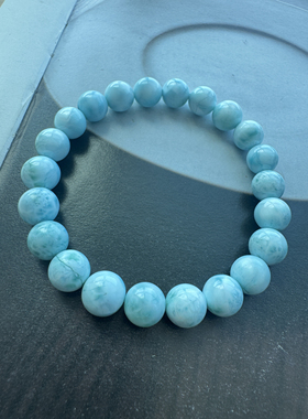 星辰之恋 海纹石9mm圆珠手链